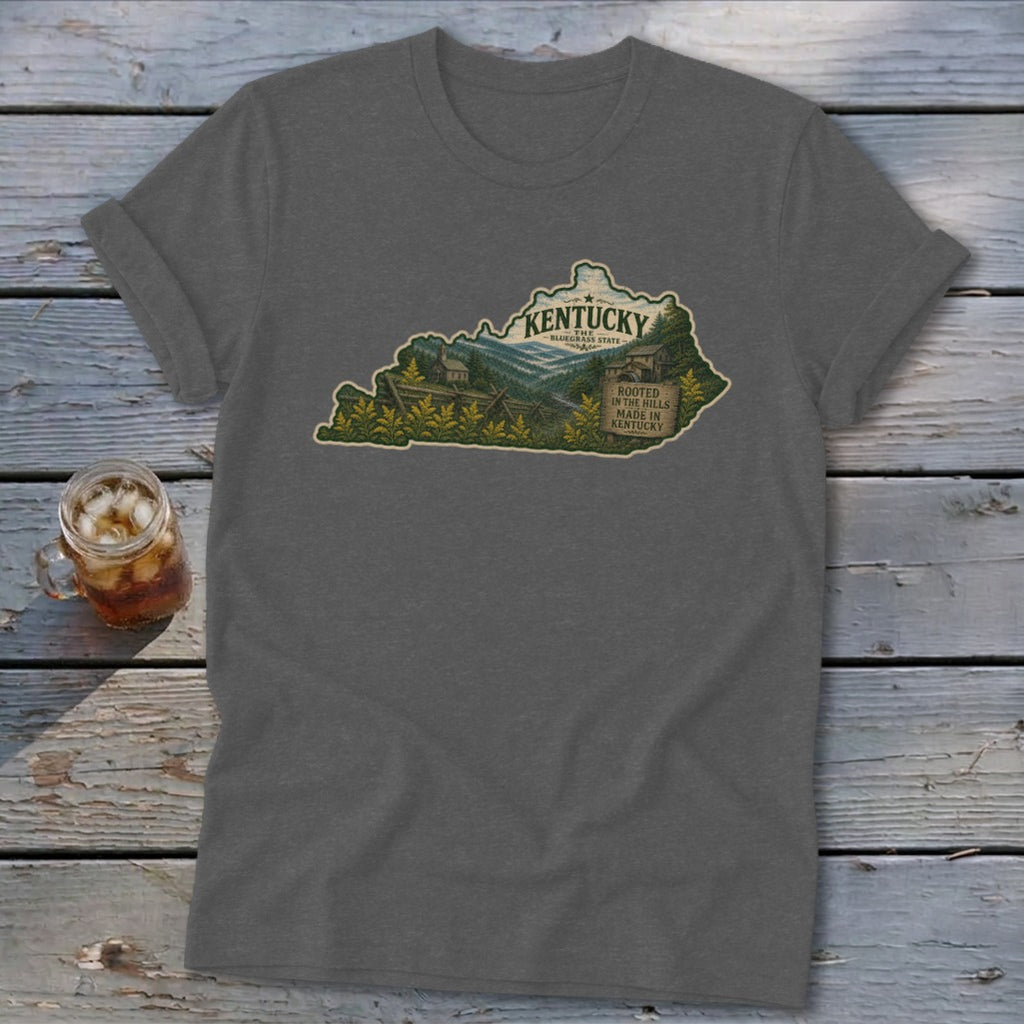 Kentucky Homeplace Scene Softstyle Tee