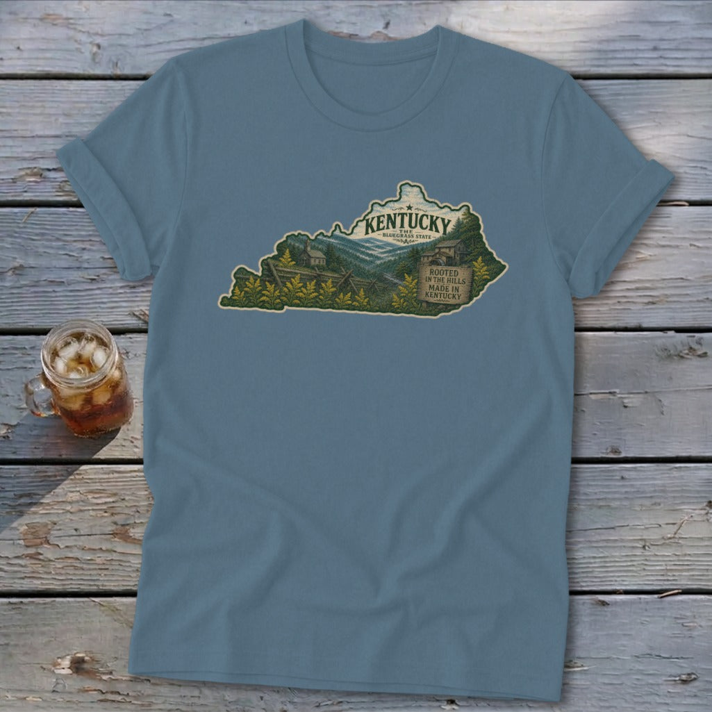 Kentucky Homeplace Scene Softstyle Tee