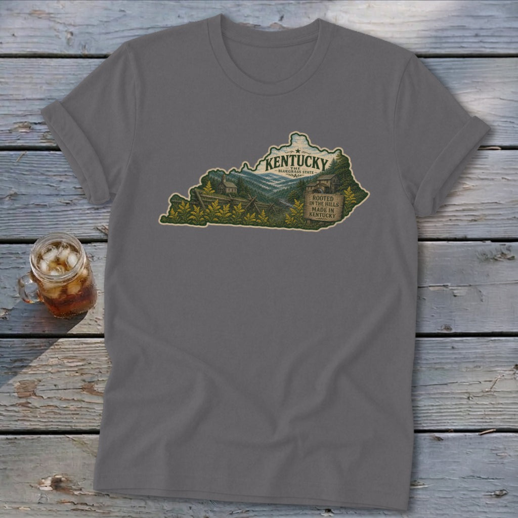 Kentucky Homeplace Scene Softstyle Tee