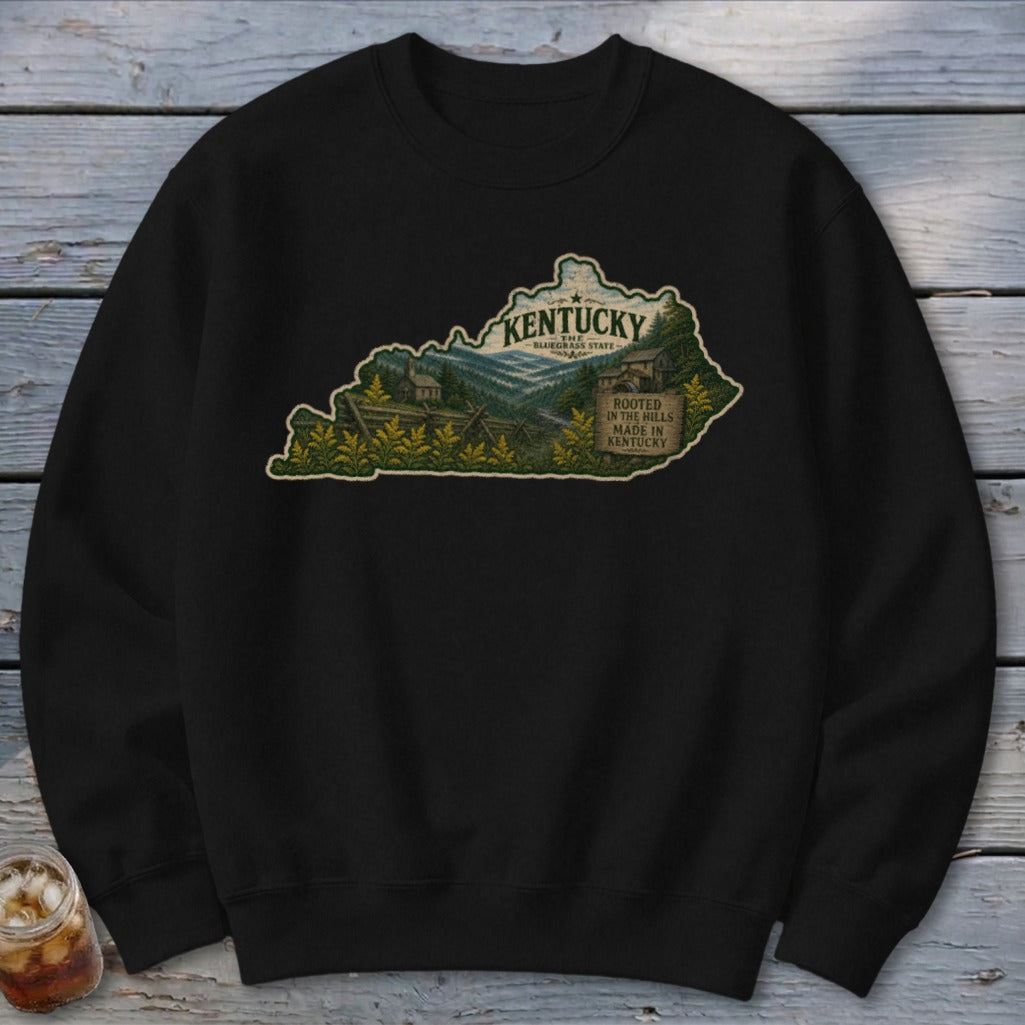 Kentucky Homeplace Scene Sweatshirt