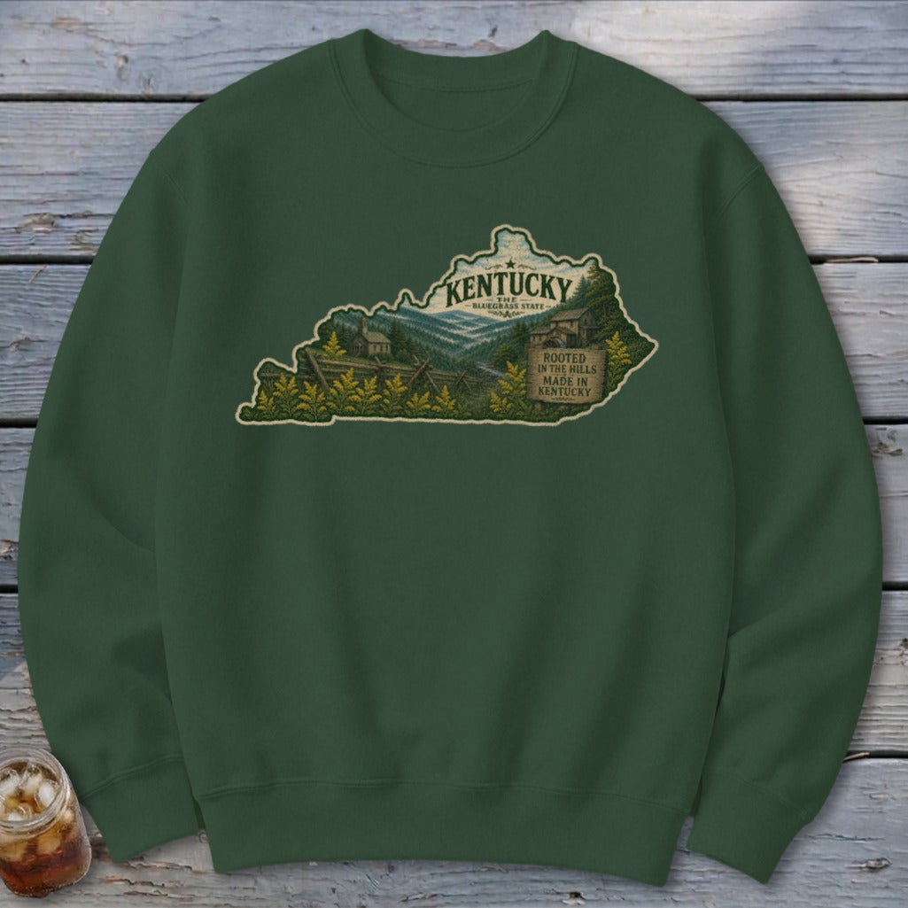 Kentucky Homeplace Scene Sweatshirt