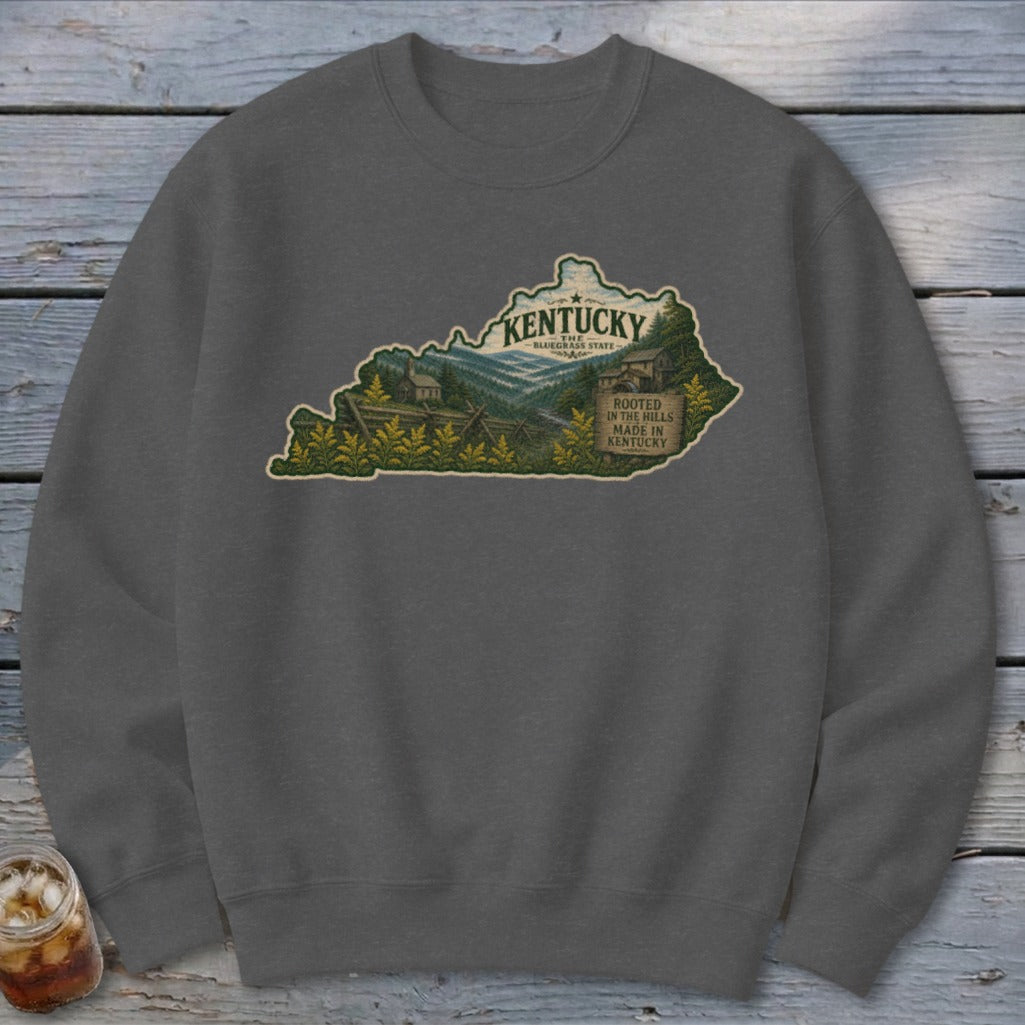 Kentucky Homeplace Scene Sweatshirt