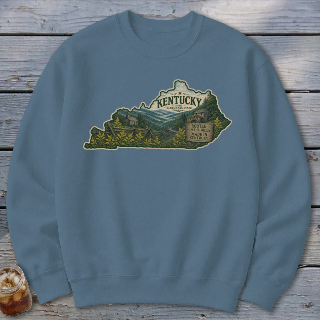 Kentucky Homeplace Scene Sweatshirt