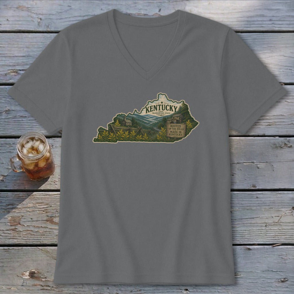 Kentucky Homeplace Scene V-neck