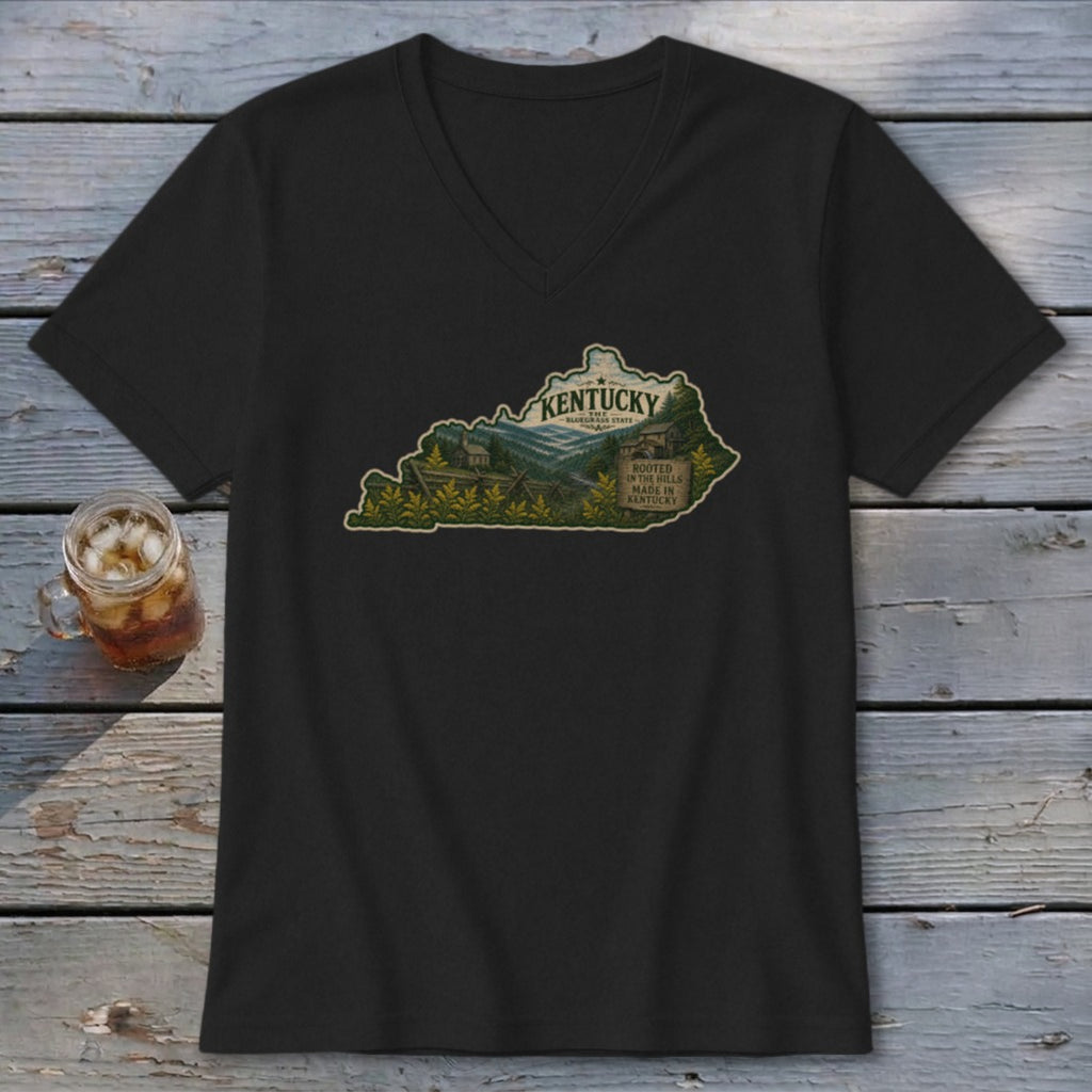 Kentucky Homeplace Scene V-neck
