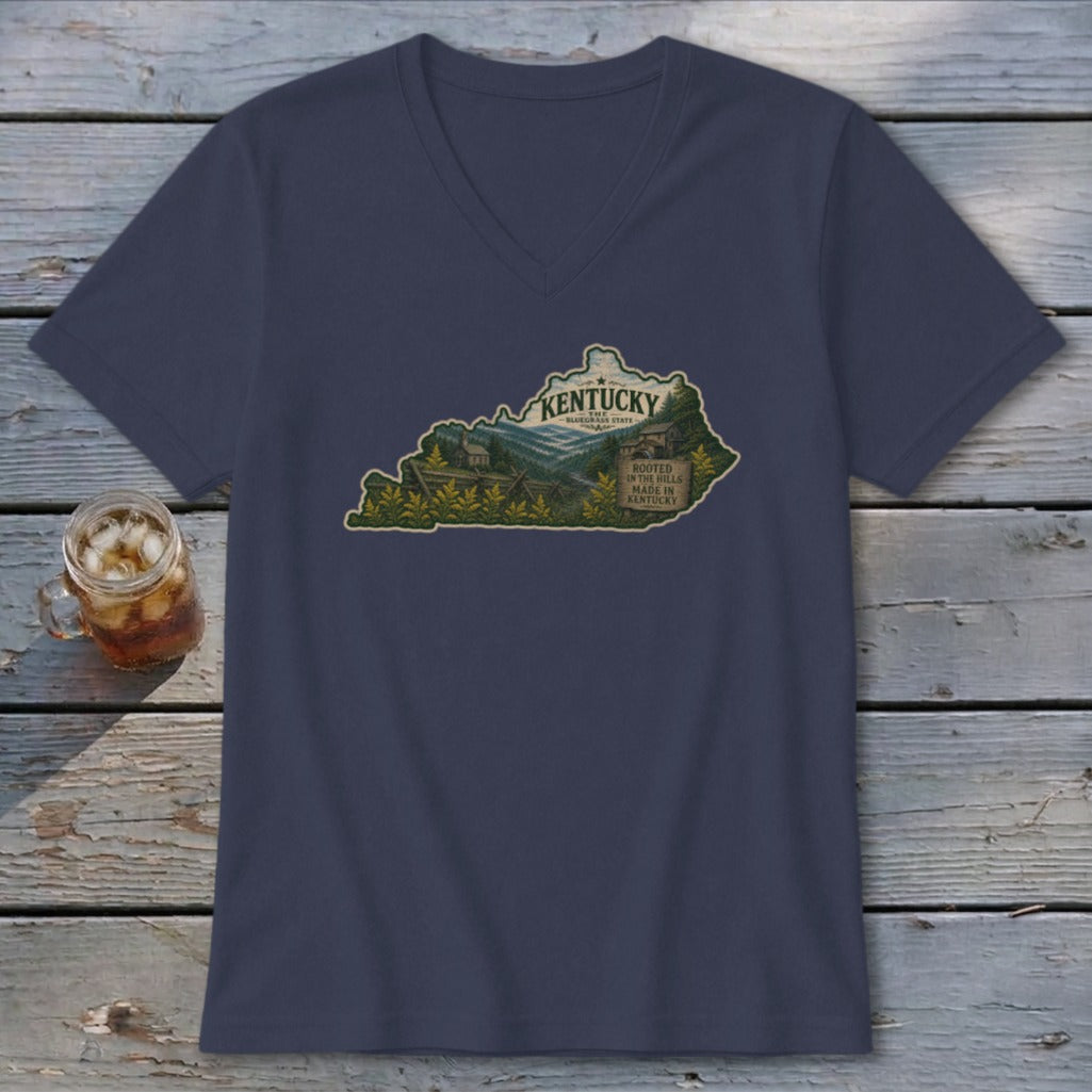 Kentucky Homeplace Scene V-neck
