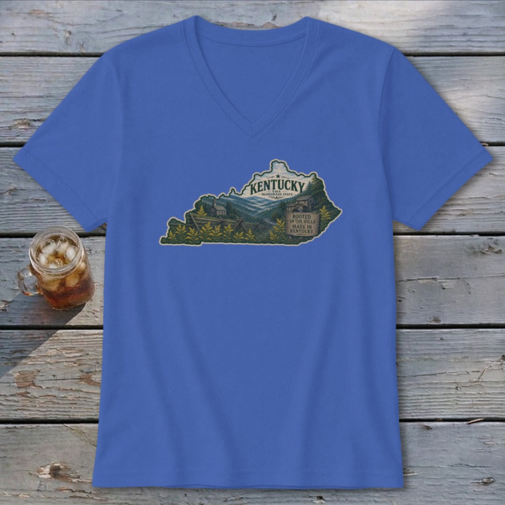 Kentucky Homeplace Scene V-neck