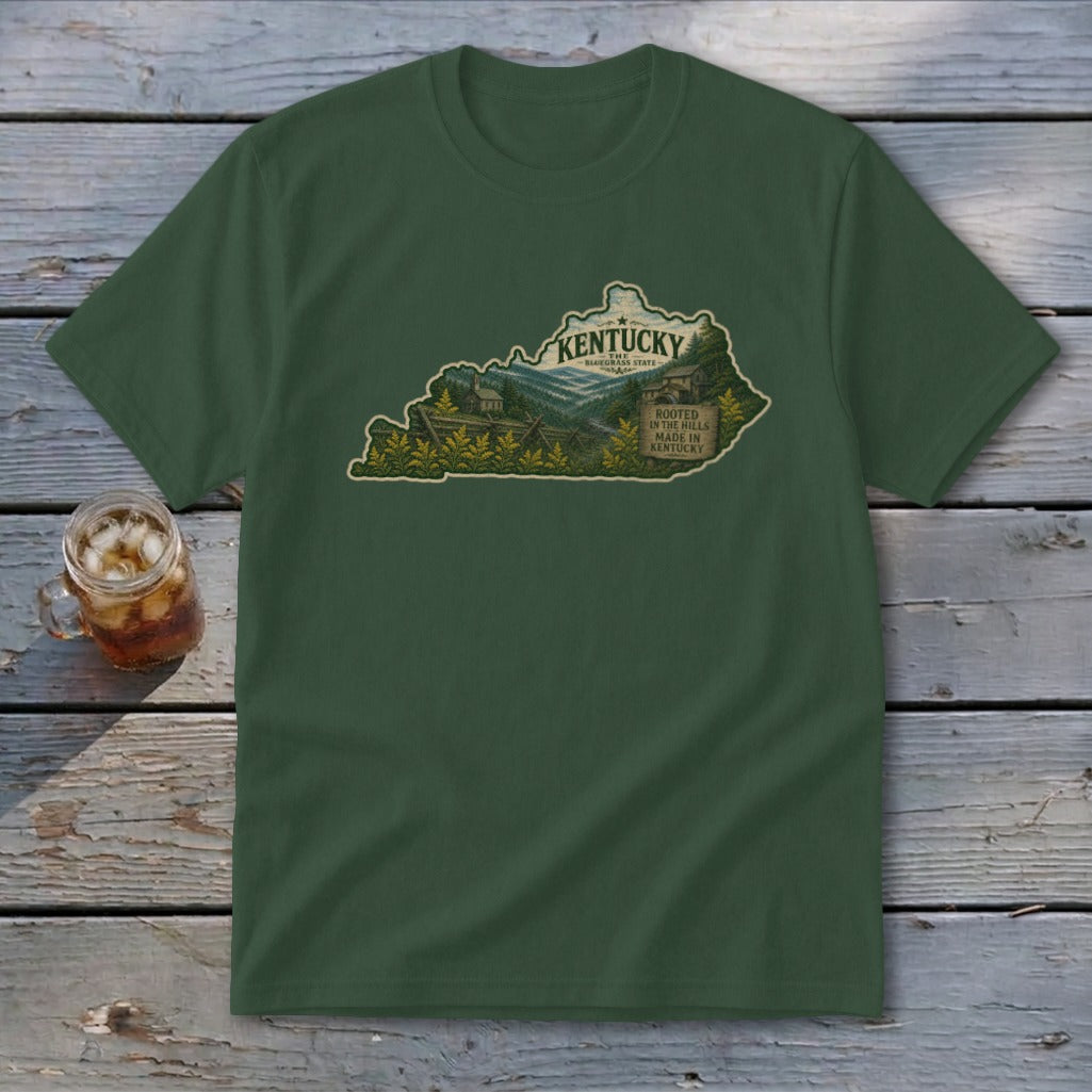 Kentucky Homeplace Scene Youth Tee