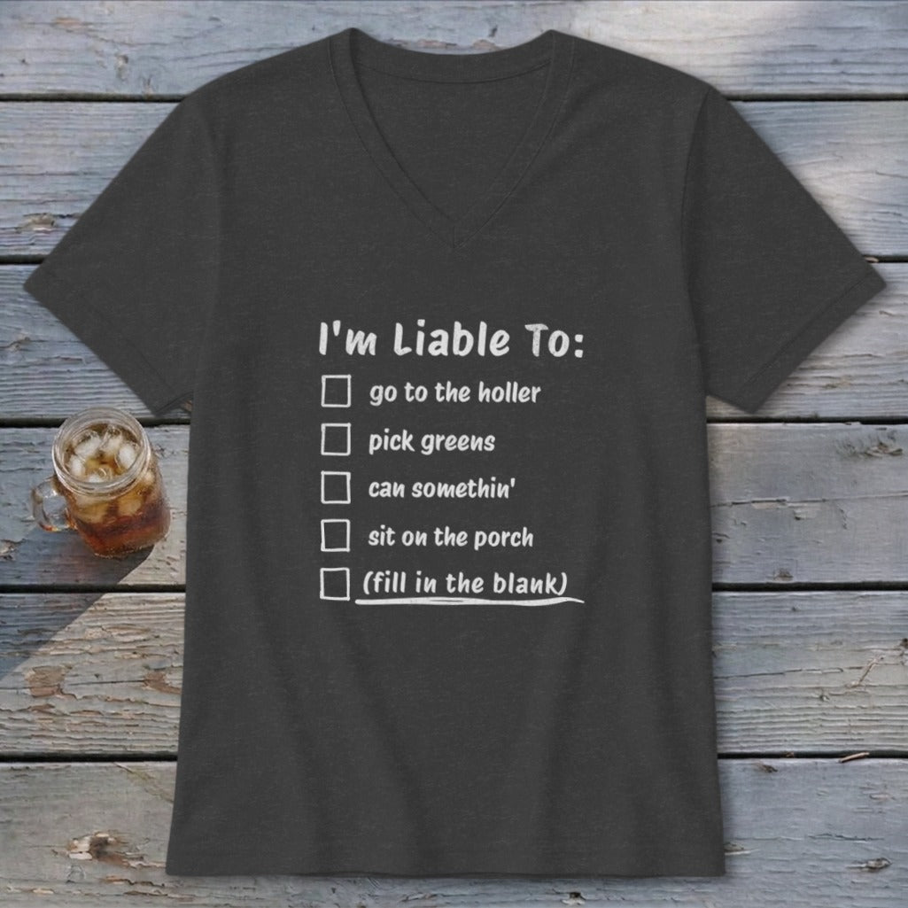 Liable To Can Something V-neck