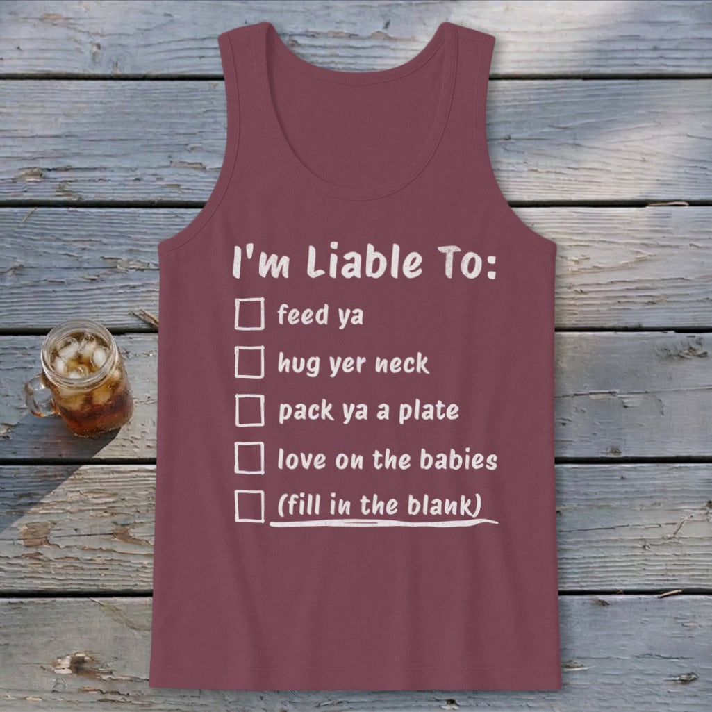 Liable To Love on Ya Tank Top