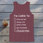 Liable To Sass Tank Top