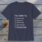 Liable To Sass V-neck