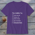 Liable To Sass V-neck