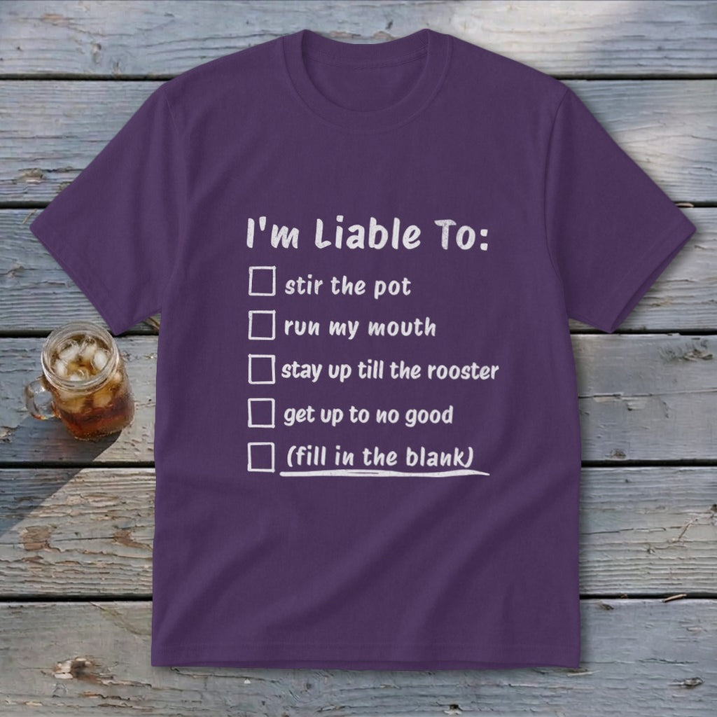 Liable To Stir Trouble Youth Tee