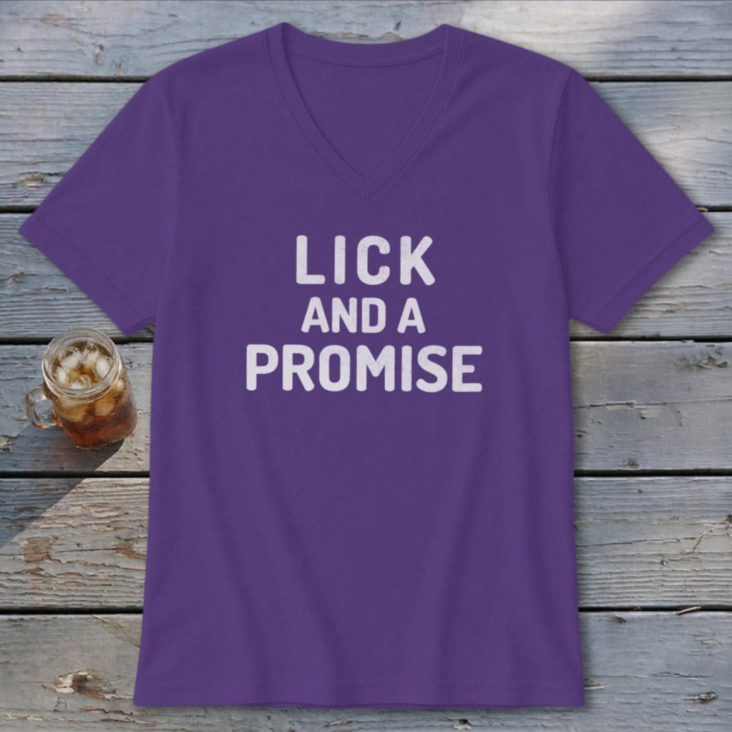 Lick and a Promise V-neck