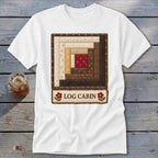Log Cabin Faux Quilt Block Classic Tee