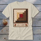 Log Cabin Faux Quilt Block Classic Tee