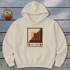 Log Cabin Faux Quilt Block Hoodie
