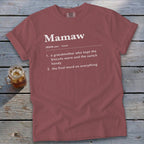 Mamaw Definition Signature Tee
