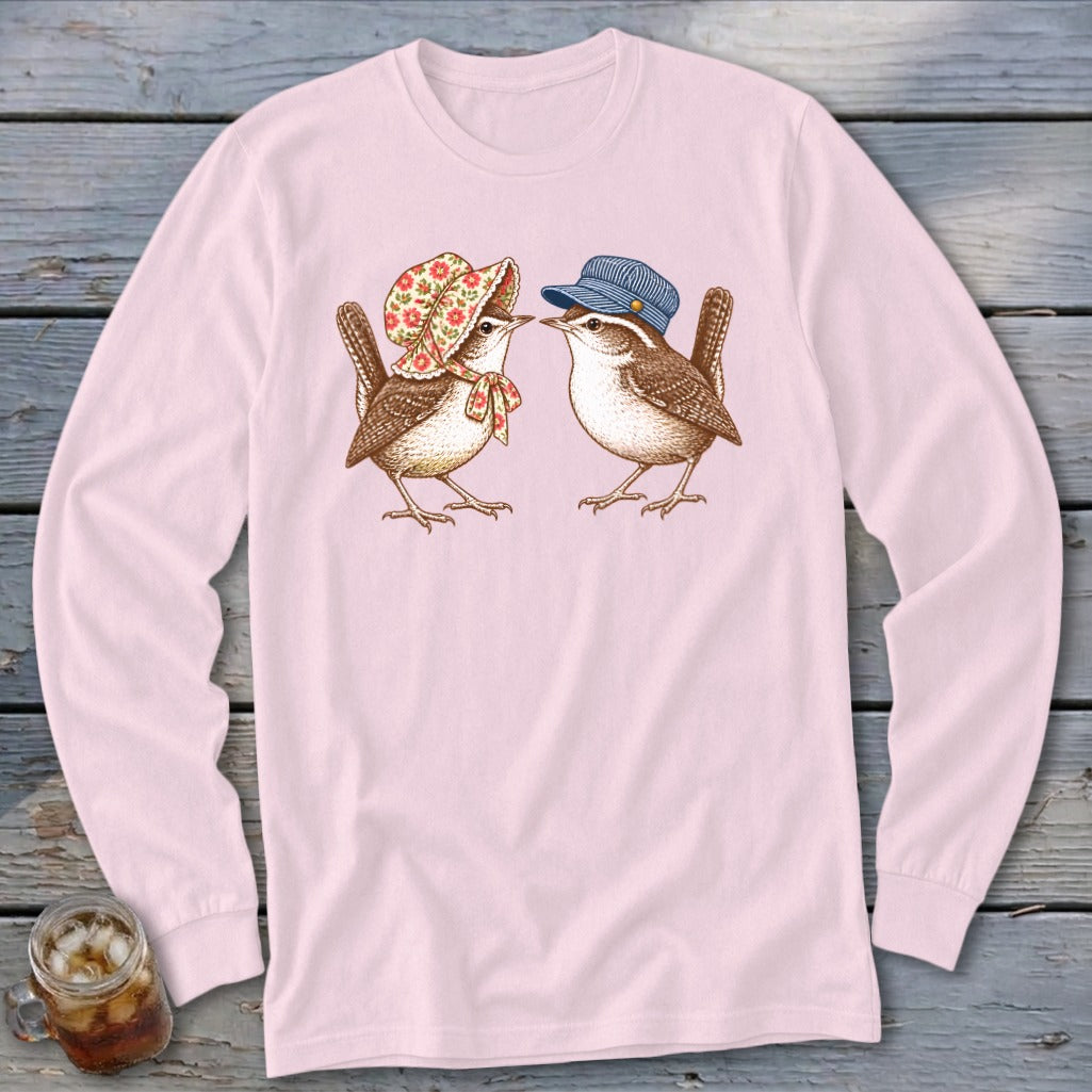 Mamaw and Papaw Wrens Long Sleeve Tee