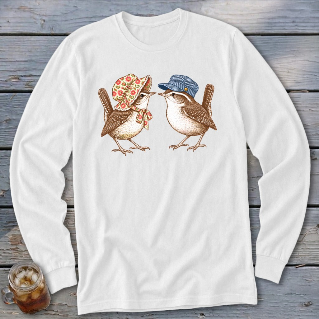 Mamaw and Papaw Wrens Long Sleeve Tee