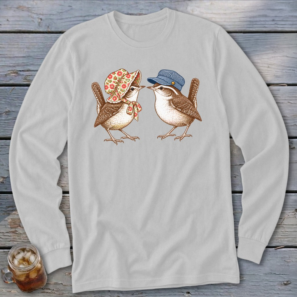 Mamaw and Papaw Wrens Long Sleeve Tee
