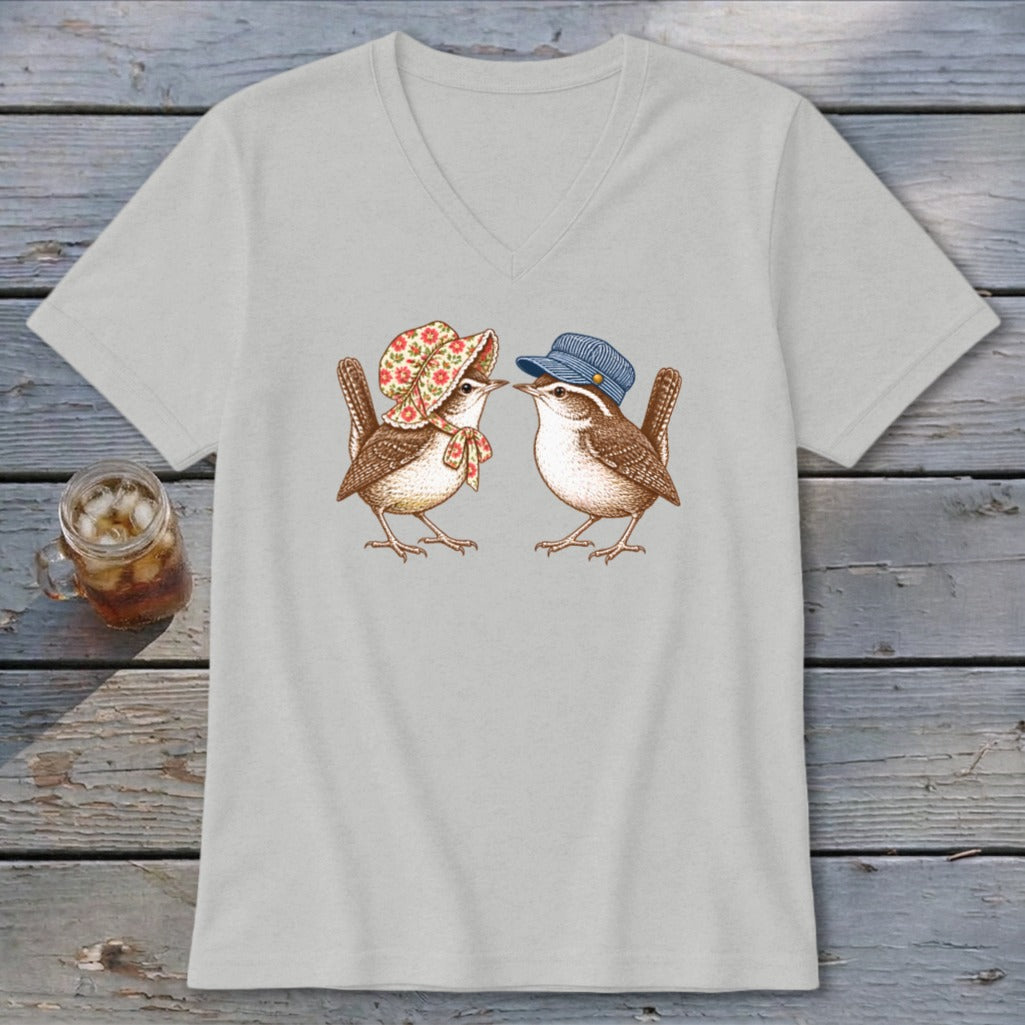Mamaw and Papaw Wrens V-neck