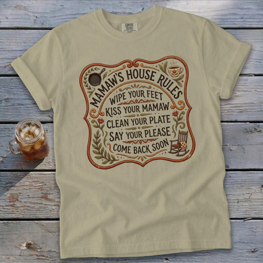 Mamaw's House Rules Signature Tee