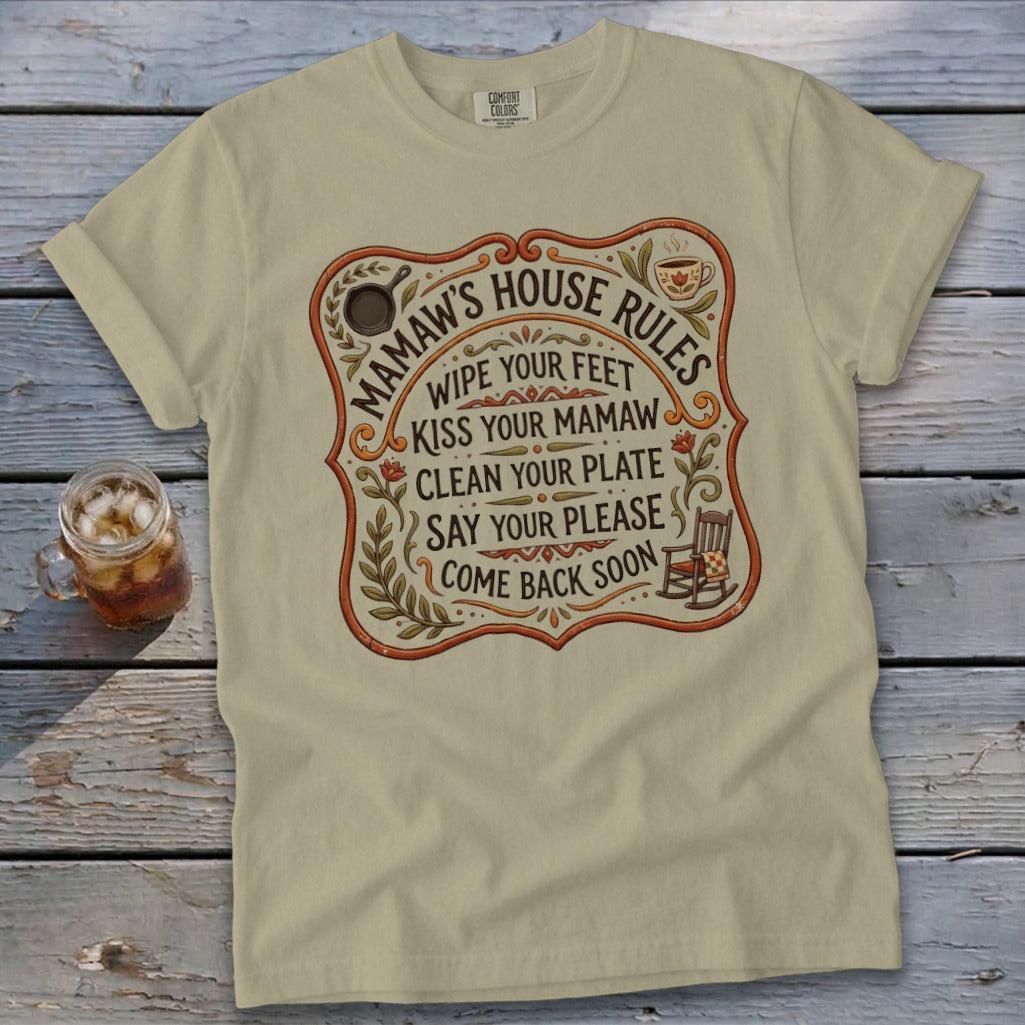 Mamaw's House Rules Signature Tee