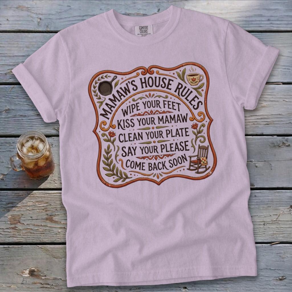 Mamaw's House Rules Signature Tee