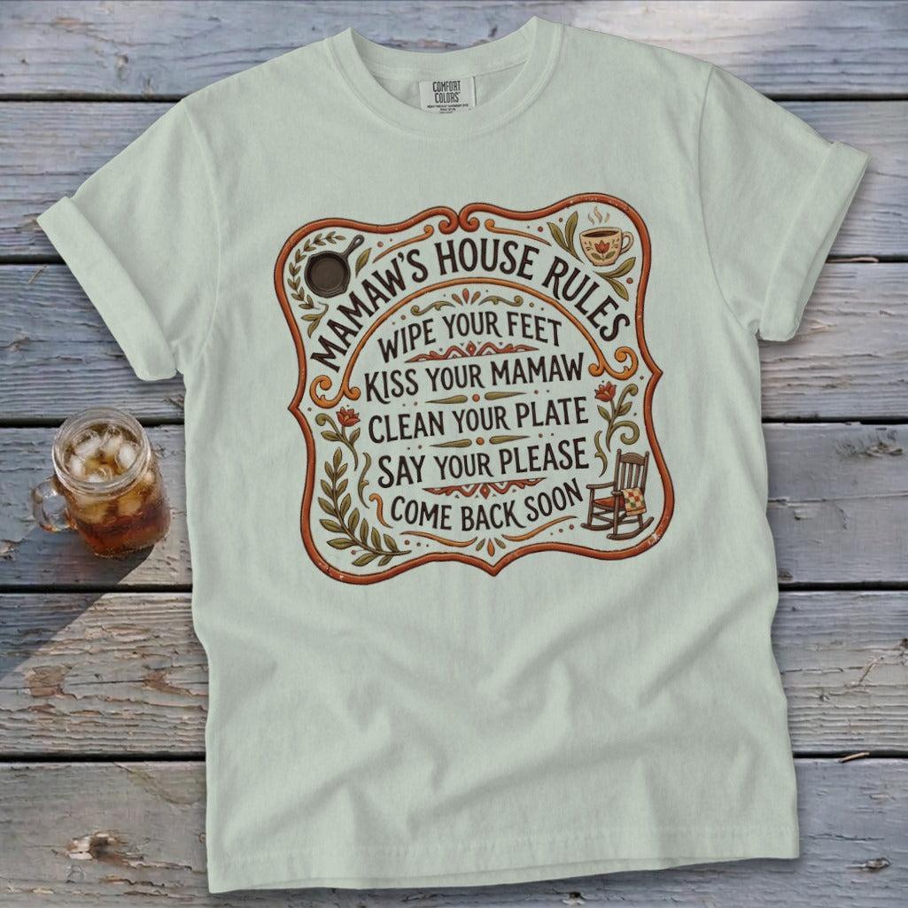 Mamaw's House Rules Signature Tee