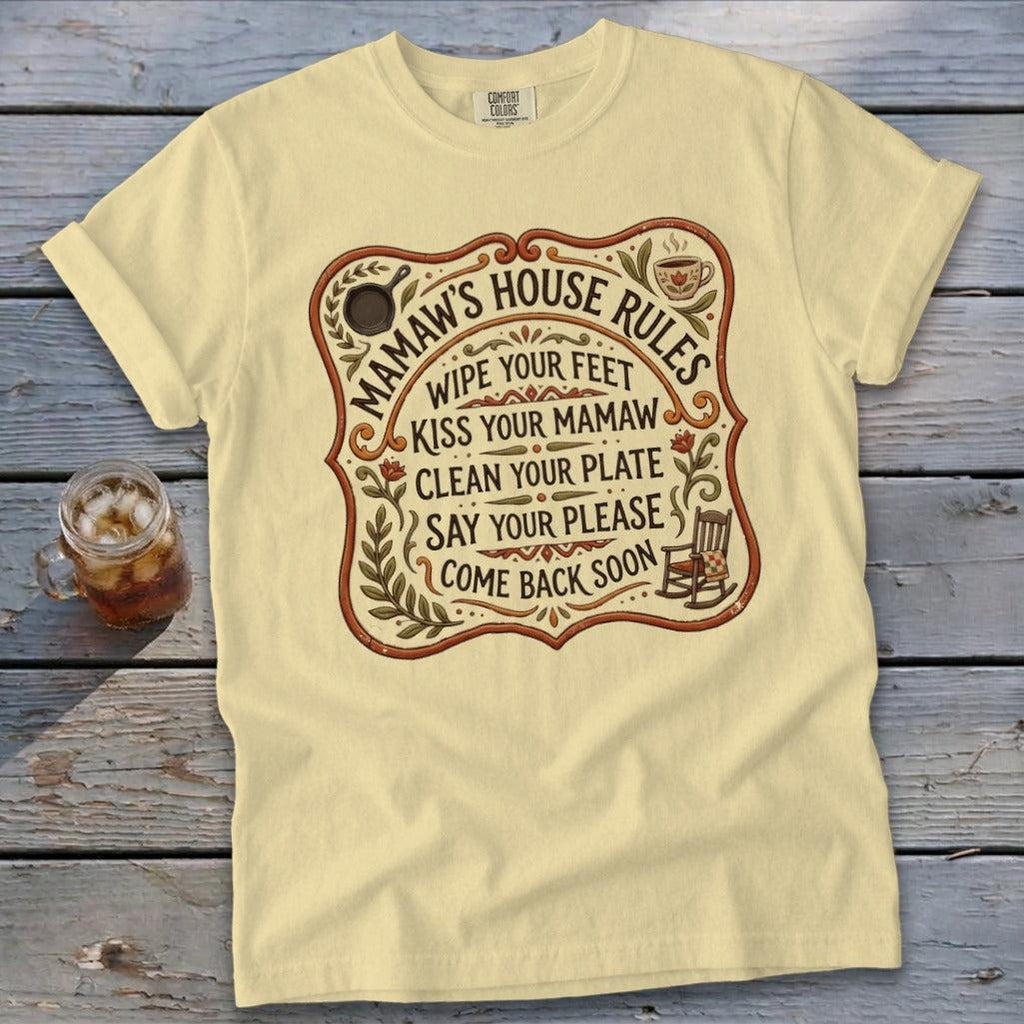 Mamaw's House Rules Signature Tee