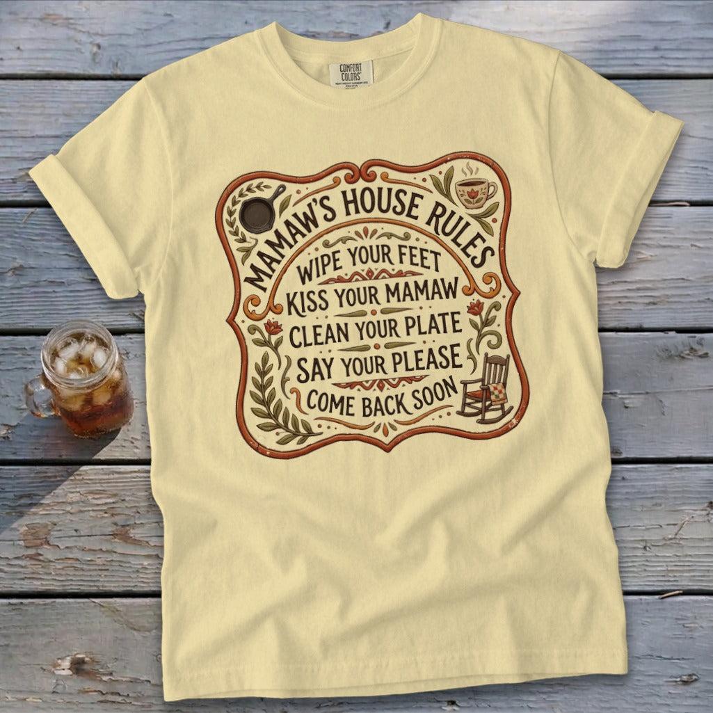 Mamaw's House Rules Signature Tee