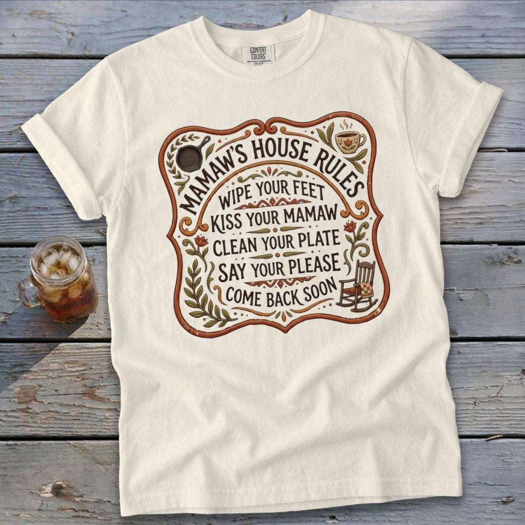 Mamaw's House Rules Signature Tee
