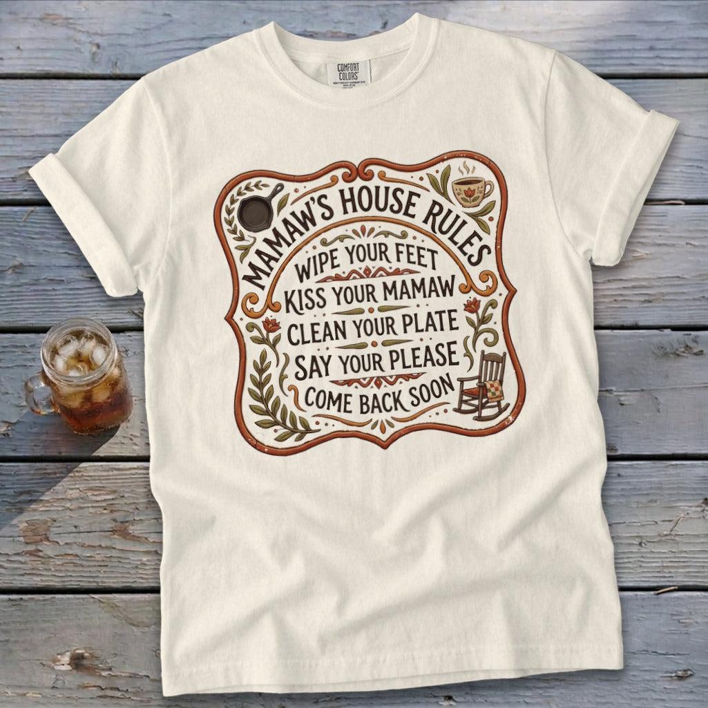 Mamaw's House Rules Signature Tee