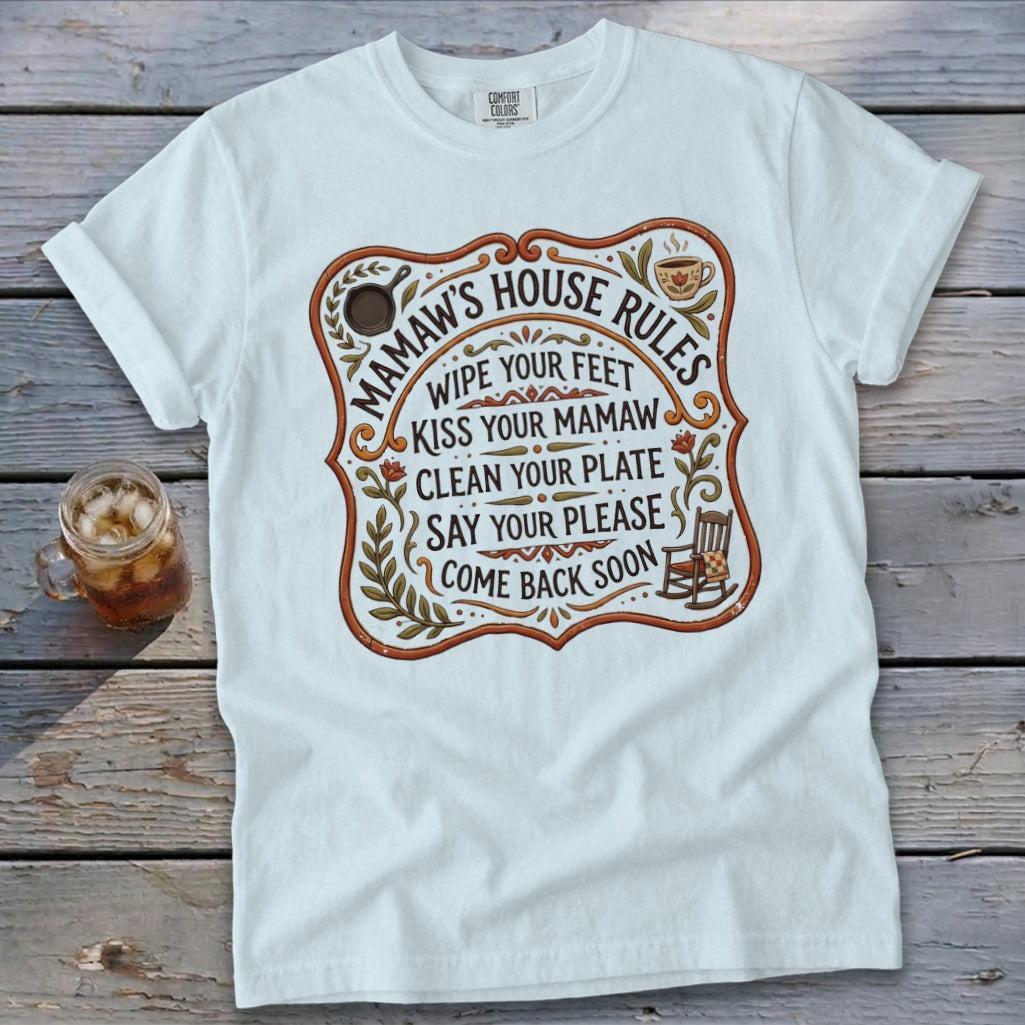 Mamaw's House Rules Signature Tee