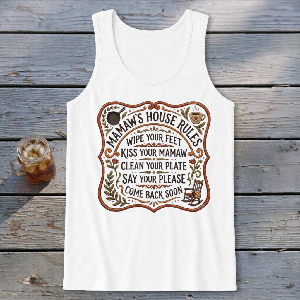 Mamaw's House Rules Tank Top