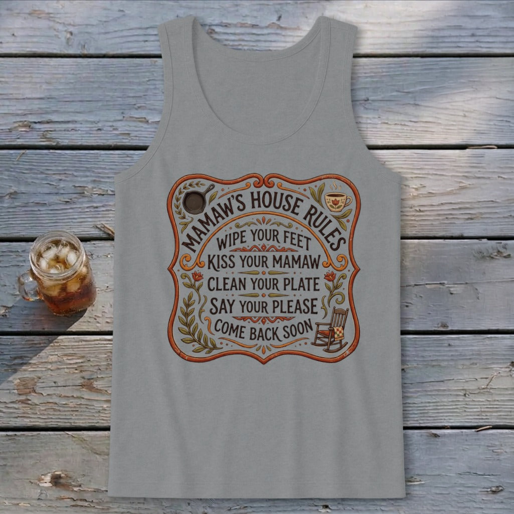 Mamaw's House Rules Tank Top