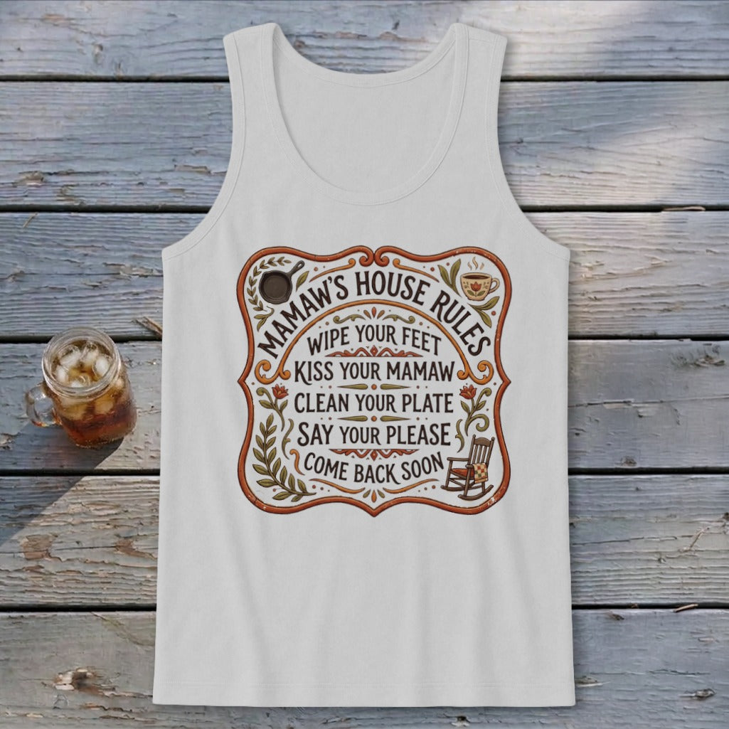 Mamaw's House Rules Tank Top