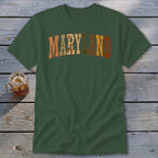 Maryland Faux Embroidery Letters Classic Tee