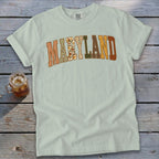 Maryland Faux Embroidery Letters Signature Tee