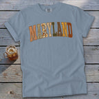 Maryland Faux Embroidery Letters Signature Tee