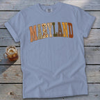 Maryland Faux Embroidery Letters Signature Tee