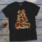 Maryland Faux Patchwork Christmas Tree Signature Tee
