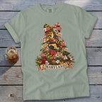 Maryland Faux Patchwork Christmas Tree Signature Tee