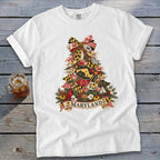 Maryland Faux Patchwork Christmas Tree Signature Tee