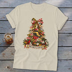 Maryland Faux Patchwork Christmas Tree Softstyle Tee
