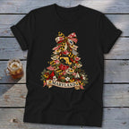 Maryland Faux Patchwork Christmas Tree Softstyle Tee