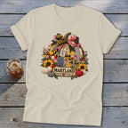 Maryland Faux Patchwork Pumpkin Softstyle Tee