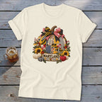 Maryland Faux Patchwork Pumpkin Softstyle Tee